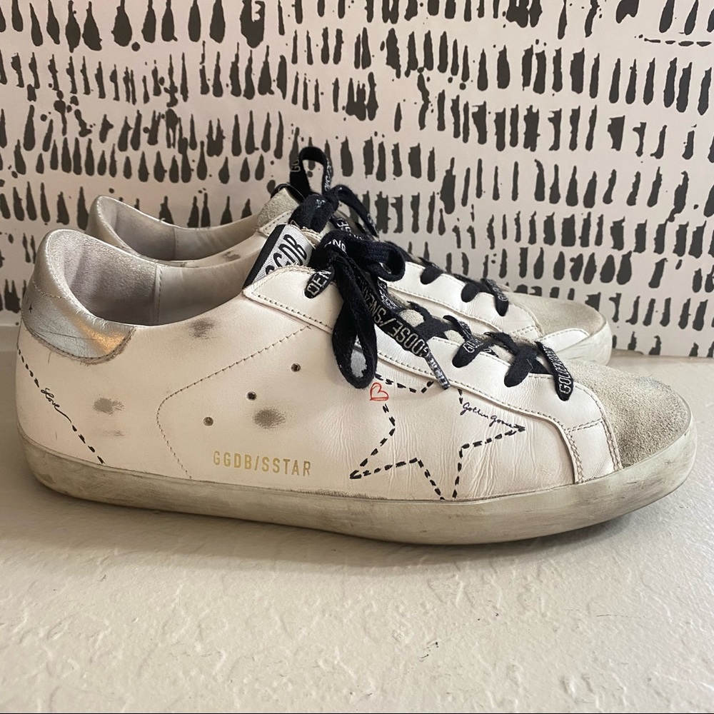 Golden Goose Dotted Star Superstars 40 - Picture 3 of 8